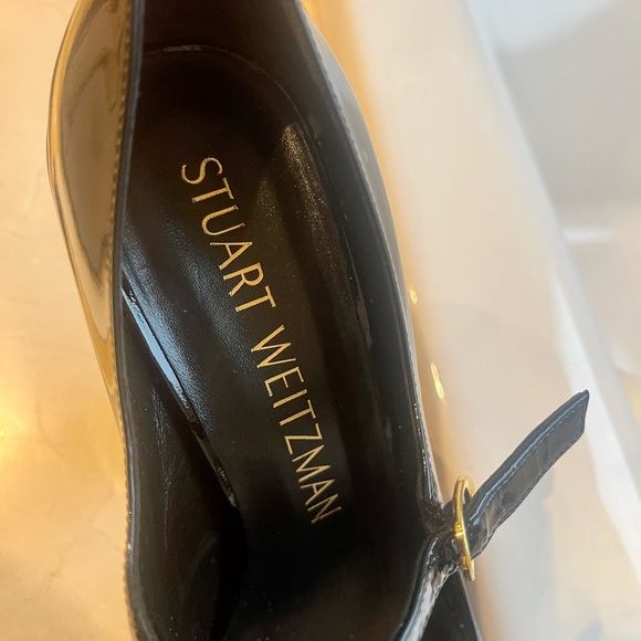 Stuart Weitzman black patent Sky High Mary Jane pump. Size 9. - Picture 3 of 13